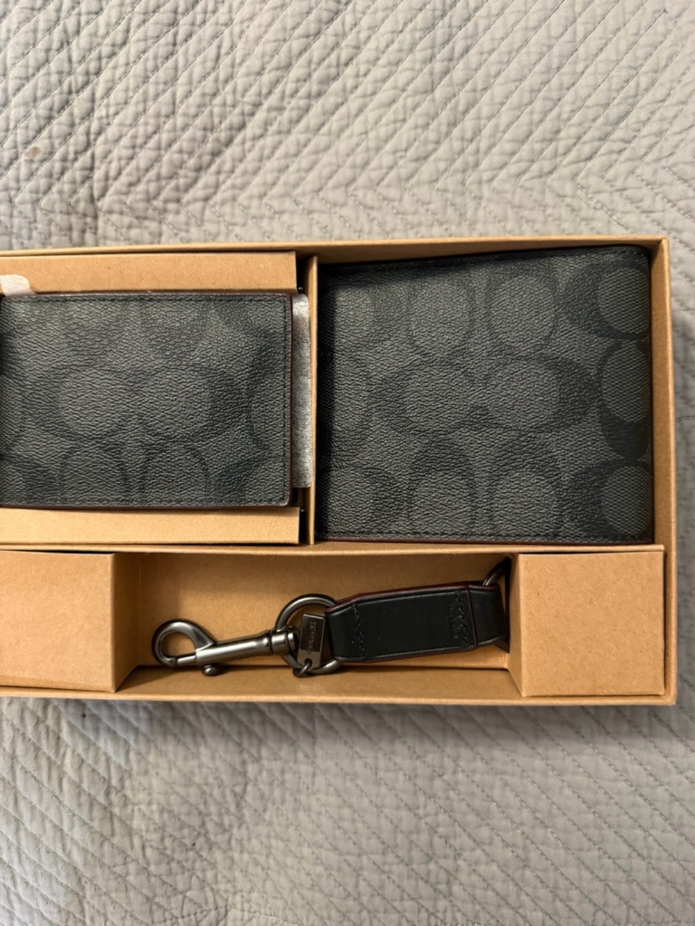 Coach men’s 3 n 1 wallet boxed gift set - Picture 4 of 7